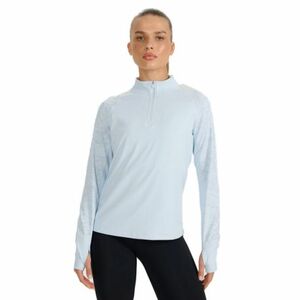 Dámská zateplená běžecká mikina s 1/2 zipem 4F-SWEATSHIRT FNK F578-WAW25TFSWF578-34S-LIGHT BLUE obraz
