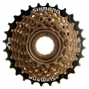 Shimano 7-kolo MF-TZ500 14-28 zubů, hnědé/černé obraz
