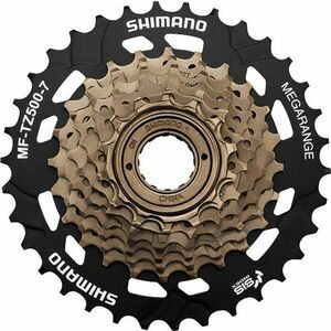 Shimano 7-kolo MF-TZ500 14-34 zubů Megarange, hnědé/černé obraz