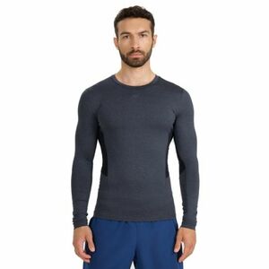 Pánské tréninkové tričko s dlouhým rukávem 4F-LONGSLEEVE FNK M507-WMM00TFLOM507-22M-ANTHRACITE MELANGE obraz