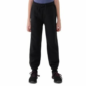 Chlapecké zateplené tepláky 4F JUNIOR-TROUSERS CAS M1510-4FJWMM00TTROM1510-20S-DEEP BLACK obraz