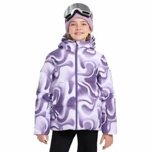 Dívčí lyžařská bunda 4F JUNIOR-TECHNICAL JACKET F0826-4FJWAW25TTJAF0826-90A-MULTICOLOUR ALLOVER obraz