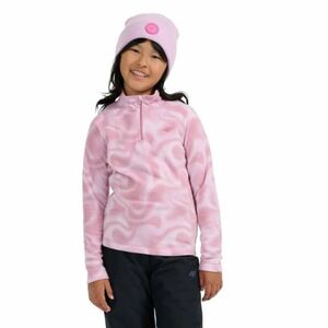 Dívčí lyžařská flísová mikina 4F JUNIOR-FLEECE UNDERWEAR F061-4FJWAW25UFLEF061-94A-MULTICOLOUR 4 ALLOVER obraz