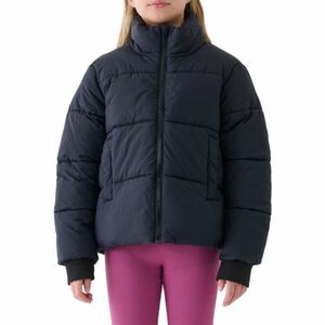 Dívčí bunda 4F JUNIOR-DOWN JACKET F613-4FJWAW25TDJAF613-20S-DEEP BLACK obraz