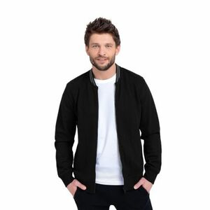 Pánská mikina se zipem VOLCANO-B-EST-700-BLACK obraz