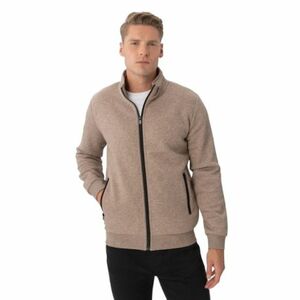 Pánská mikina se zipem VOLCANO-B-LIPSO-102M-BEIGE MEL obraz