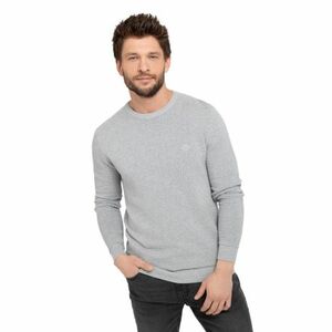 Pánský svetr VOLCANO-S-MONO-702M-GREY MEL obraz