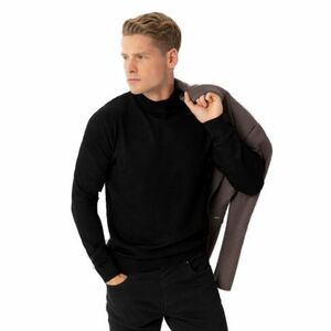 Pánský svetr VOLCANO-S-BAZ-700-BLACK obraz