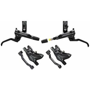 Shimano brzda kotoučová Deore M6100 přední a zadní komplet bez kotoučů, (zadní J-kit) obraz