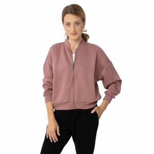 Dámská mikina se zipem VOLCANO-B-CHERRY-401-PINK obraz