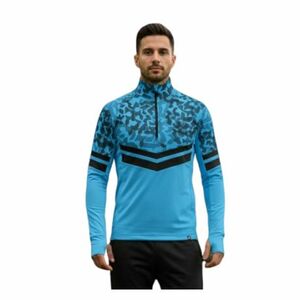 Pánská lyžařská mikina s 1/2 zipem NORTHFINDER-BERTI-282blueblack obraz