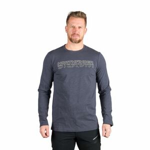 Pánské turistické triko s dlouhým rukávem NORTHFINDER-DENES-464bluenights obraz
