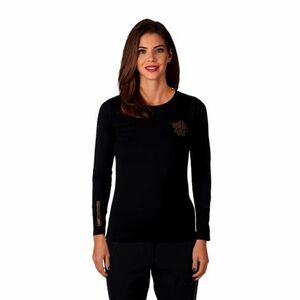 Dámské turistické triko s dlouhým rukávem NORTHFINDER-HAILIE-269black obraz