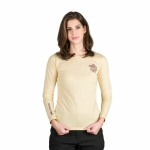 Dámské turistické triko s dlouhým rukávem NORTHFINDER-HAILIE-529creamwhite obraz