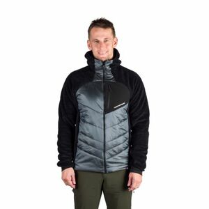Pánská zateplená turistická mikina se zipem NORTHFINDER-EMERYTH-811darkblueblack obraz