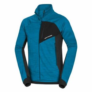 Pánská zateplená turistická mikina se zipem NORTHFINDER-JULISTE-630inkblueblack obraz