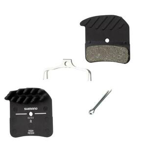SHIMANO Destičky brzd SH H03A polymer s pružinou +chladič obraz