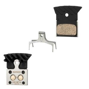 SHIMANO Destičky brzd SH L04C kovové, s pružinou+chladič obraz