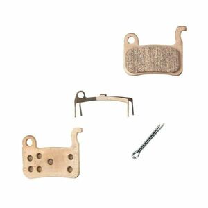 SHIMANO Destičky brzdové SH M06 kovové, s pružinou+závlačka obraz