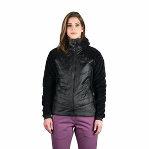Dámská zateplená turistická mikina se zipem NORTHFINDER-TAMMI-270blackblack obraz