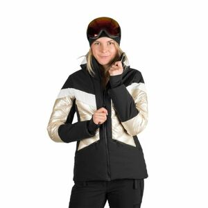 Dámská lyžařská bunda NORTHFINDER-ABIGALE-675blackbeige obraz