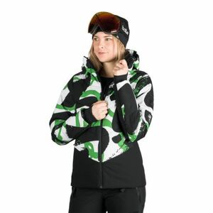 Dámská lyžařská bunda NORTHFINDER-KAYLEIGH-417greenprint obraz