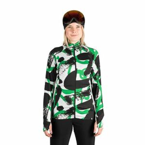 Dámská lyžařská mikina s 1/2 zipem NORTHFINDER-JAMIYA-417greenprint obraz