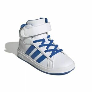 Chlapecká rekreační obuv ADIDAS-Grand Court Mid K cloud white/bright royal/bright royal obraz