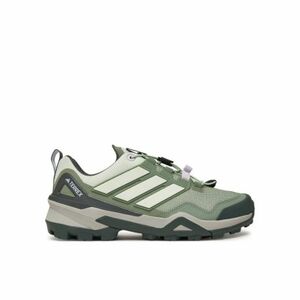 Dámská nízká turistická obuv ADIDAS-Terrex Skychaser W linen green/off white/silver dawn obraz