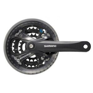 Shimano kliky Acera FC-M361 175 mm, 48-38-28 zubů, černé, s krytem řetězu, čtyřhran, v krabičce obraz