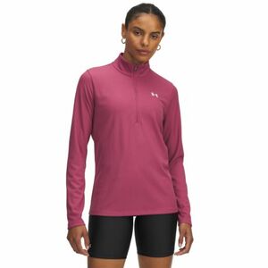 Dámská tréninková mikina s 1/2 zipem UNDER ARMOUR-Tech Rib 1/2 Zip-RED obraz