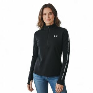 Dámská tréninková mikina s 1/2 zipem UNDER ARMOUR-UA Tech WM Tape Half Zip-BLK obraz