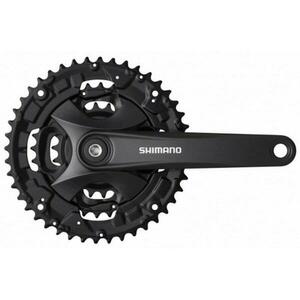 Shimano kliky FC-MT101-L 170mm 40-30-22, černé, s krytem, 9 speed, pro osu čtyřhran obraz