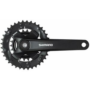Shimano kliky FC-MT101-L 175mm 36x22, černé, bez krytu, 9 speed, pro osu čtyřhran obraz