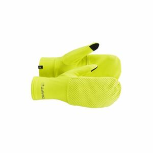 Běžecké rukavice CRAFT-LUMEN FLEECE HYBRID GLOVE 2-851000-Yellow obraz