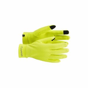 Běžecké rukavice CRAFT-LUMEN FLEECE GLOVE 2-851000-Yellow obraz