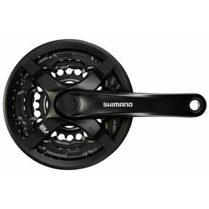 Shimano kliky Tourney FC-TX501-L 170mm 48-38-28 zubů, černé s krytem, v krabičce obraz