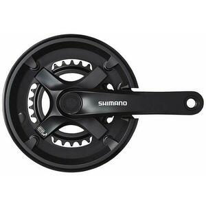 Shimano kliky Tourney FC-TX501-L 175mm 46x30 zubů, černé s krytem obraz