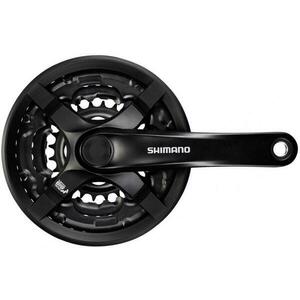 Shimano kliky Tourney FC-TY501-L 170mm 42-34-24 zubů, černé s krytem, v krabičce obraz