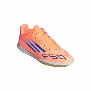 Chlapecké fotbalové kopačky halové ADIDAS-F50 Club Jr IC beam orange/lucid blue/cloud white obraz