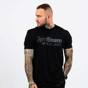 GymBeam Tričko Beyond Limits Black obraz