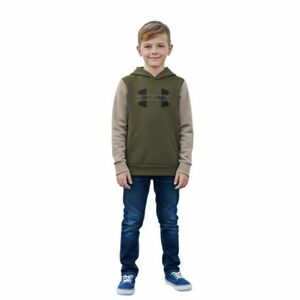 Chlapecká zateplená mikina s kapucí UNDER ARMOUR-UA Rival Flc Cblck Grphc HD obraz