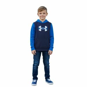 Chlapecká zateplená mikina s kapucí UNDER ARMOUR-UA Rival Flc Cblck Grphc HD obraz