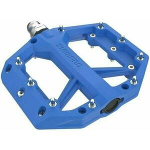 Shimano pedály PD-GR400 Flat modré BMX, DH, slalom, v krabičce obraz
