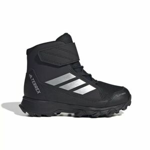 Juniorské kotníkové zimní boty ADIDAS-Terrex Snow CW Jr core black/matte silver/core black obraz