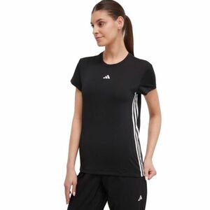 Dámské tréninkové triko s krátkým rukávem ADIDAS-HYGLM T BLACK/WHITE obraz