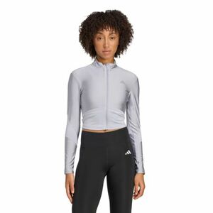 Dámská tréninková mikina se zipem ADIDAS-HYG SHN TRACK J HALSIL/GREY obraz