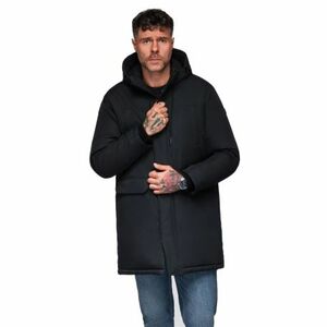 Pánská bunda s kapucí OMBRE-Jacket OM-JAPJ-0313 V-6 black obraz