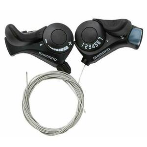 Shimano řazení SL-TX30L+7 7 kolo SIS + lanka 1800 a 2050mm (pár) v krabičce obraz