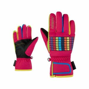 Juniorské lyžařské rukavice ZIENER-Lamil-Z AS-115015-766-Pop pink obraz